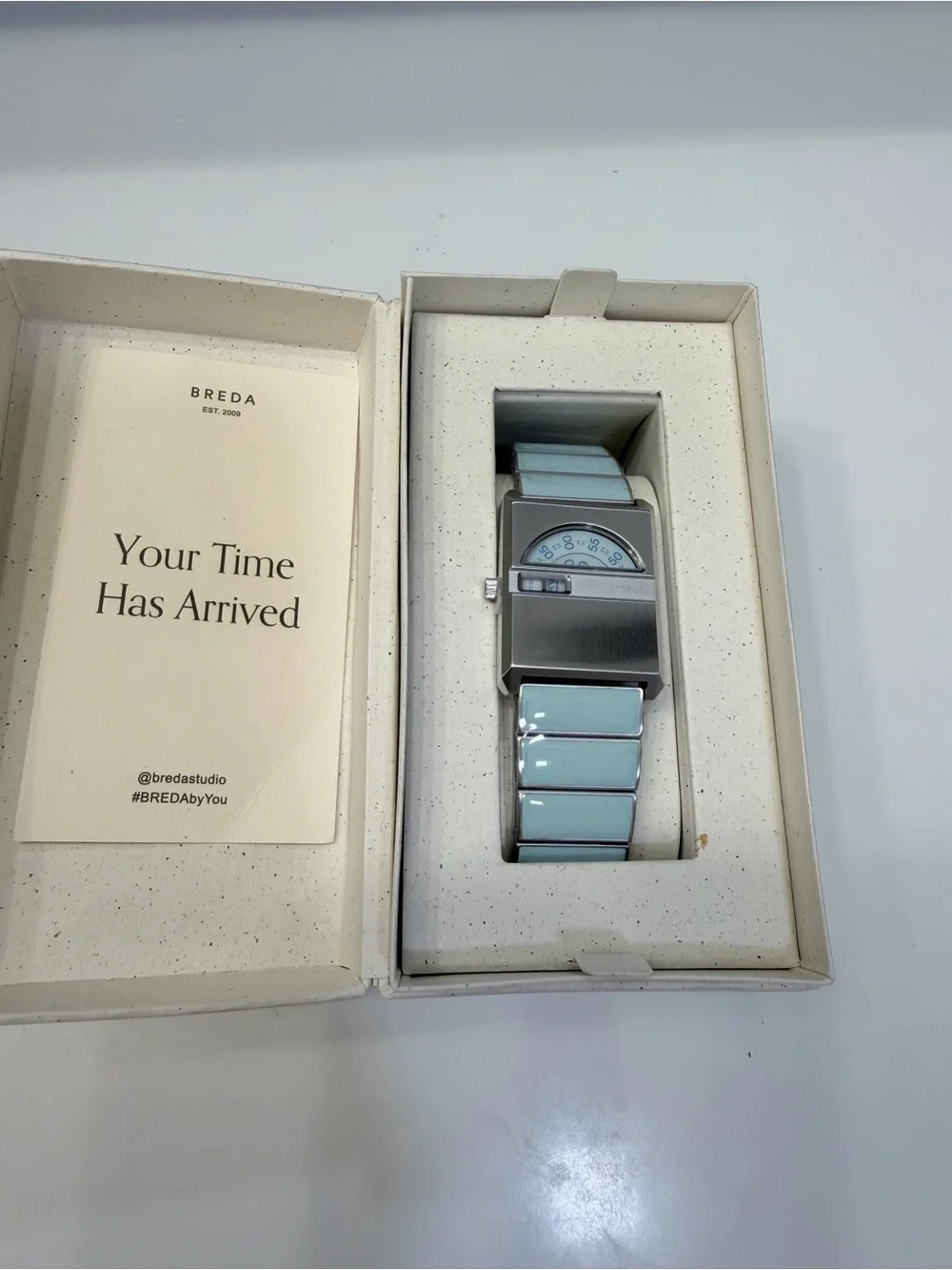 BREDA Pulse Tandem Metal Bracelet Watch